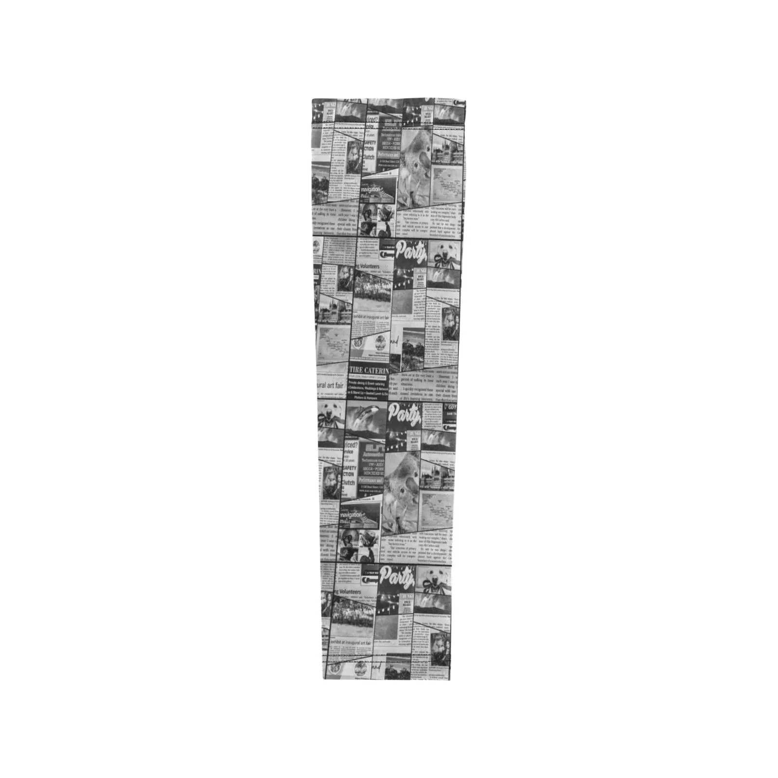 Australian Newspaper B & W Weather Protection Arm Sleeves (FWS)