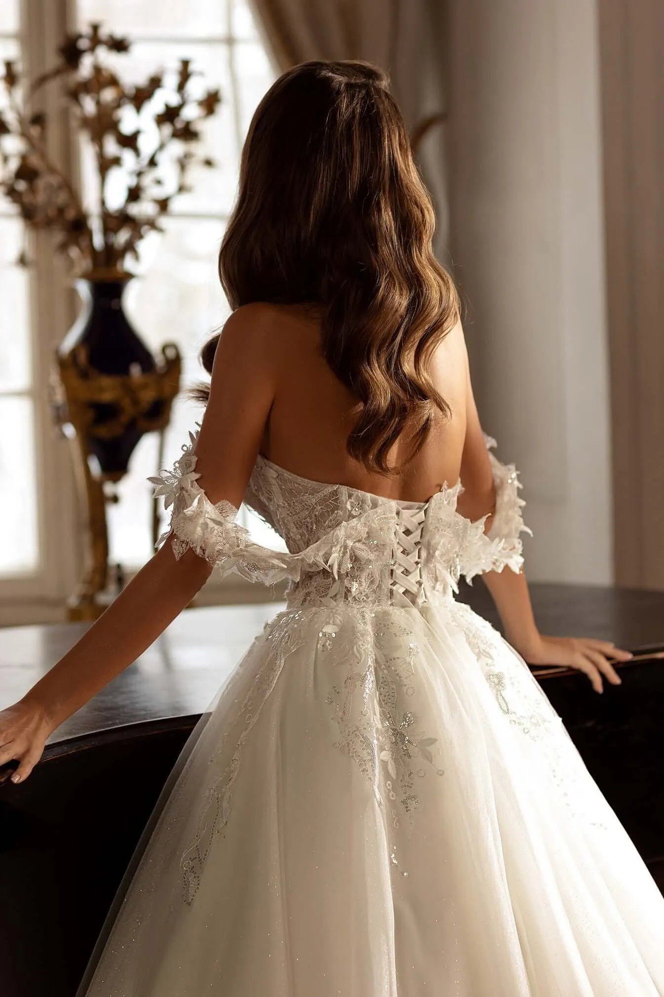 Becca - Aline Tulle Lace Wedding Dress