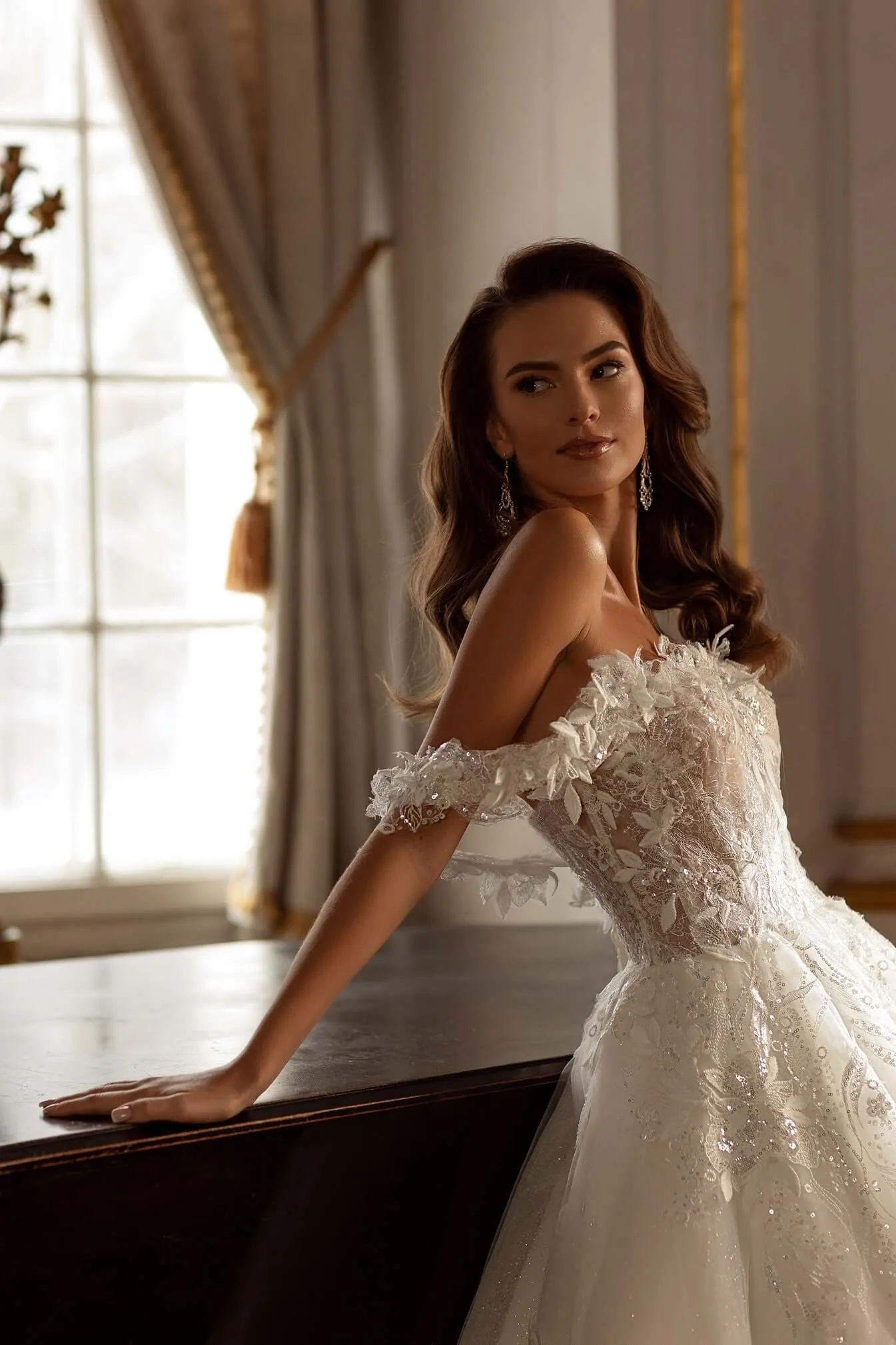 Becca - Aline Tulle Lace Wedding Dress