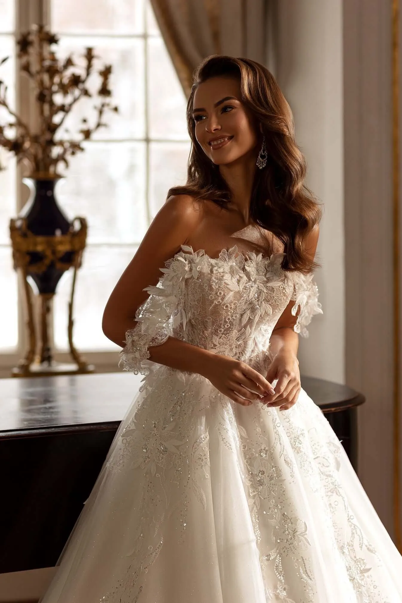 Becca - Aline Tulle Lace Wedding Dress