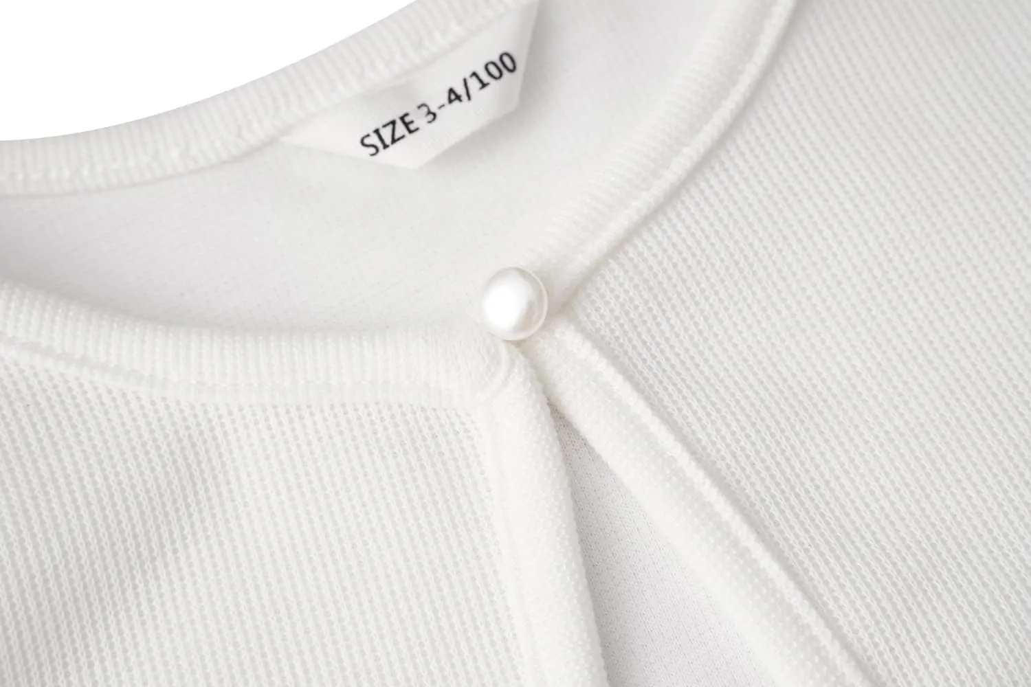 Bonny Billy Girls White Cardigan - Knit Kids Shrugs, Versatile Bolero Sweater, Easy Pair with Dresses & School Outfits 3-12Y