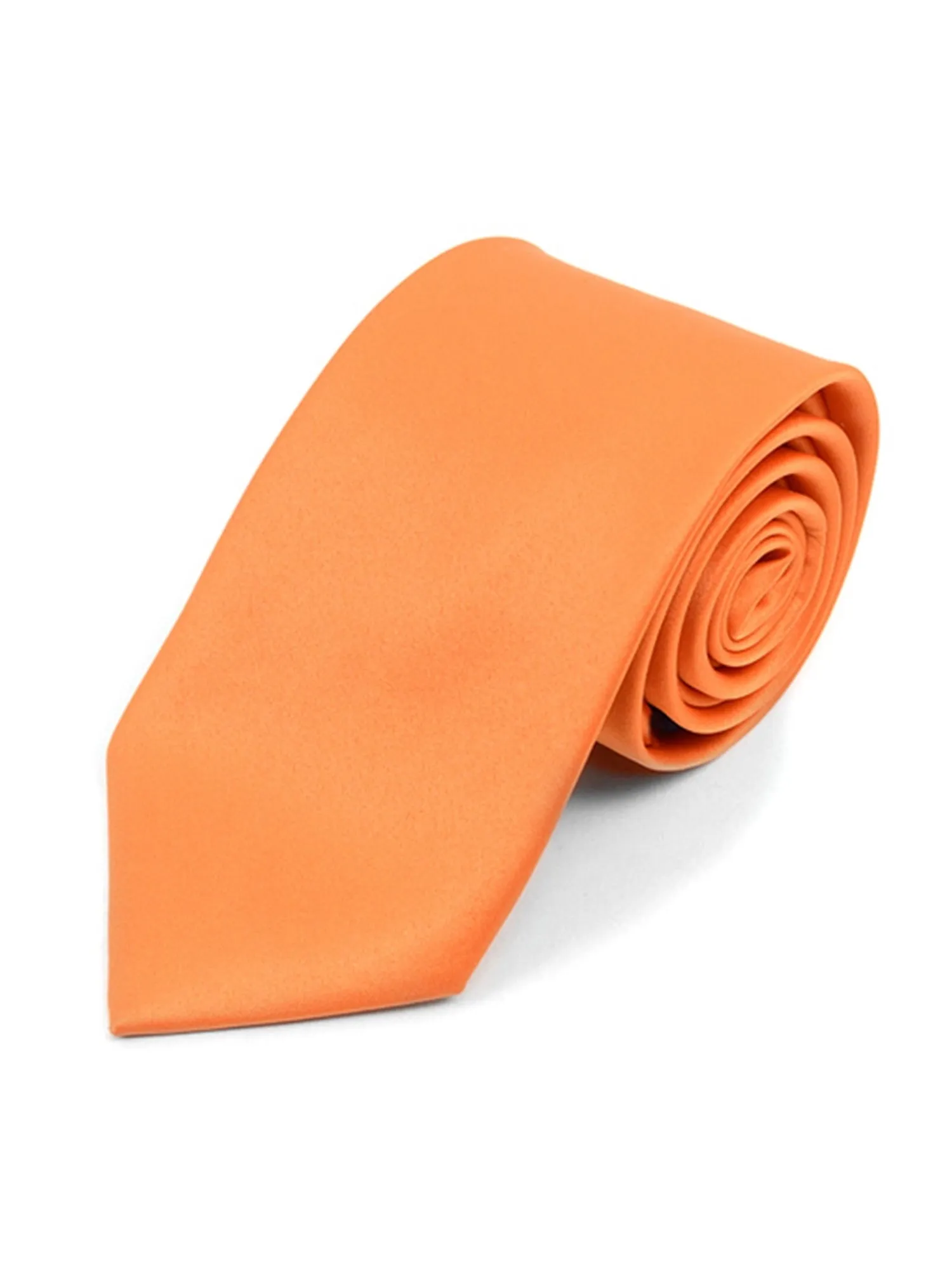Boy's Age 12-18 Solid Color Poly Neck Tie