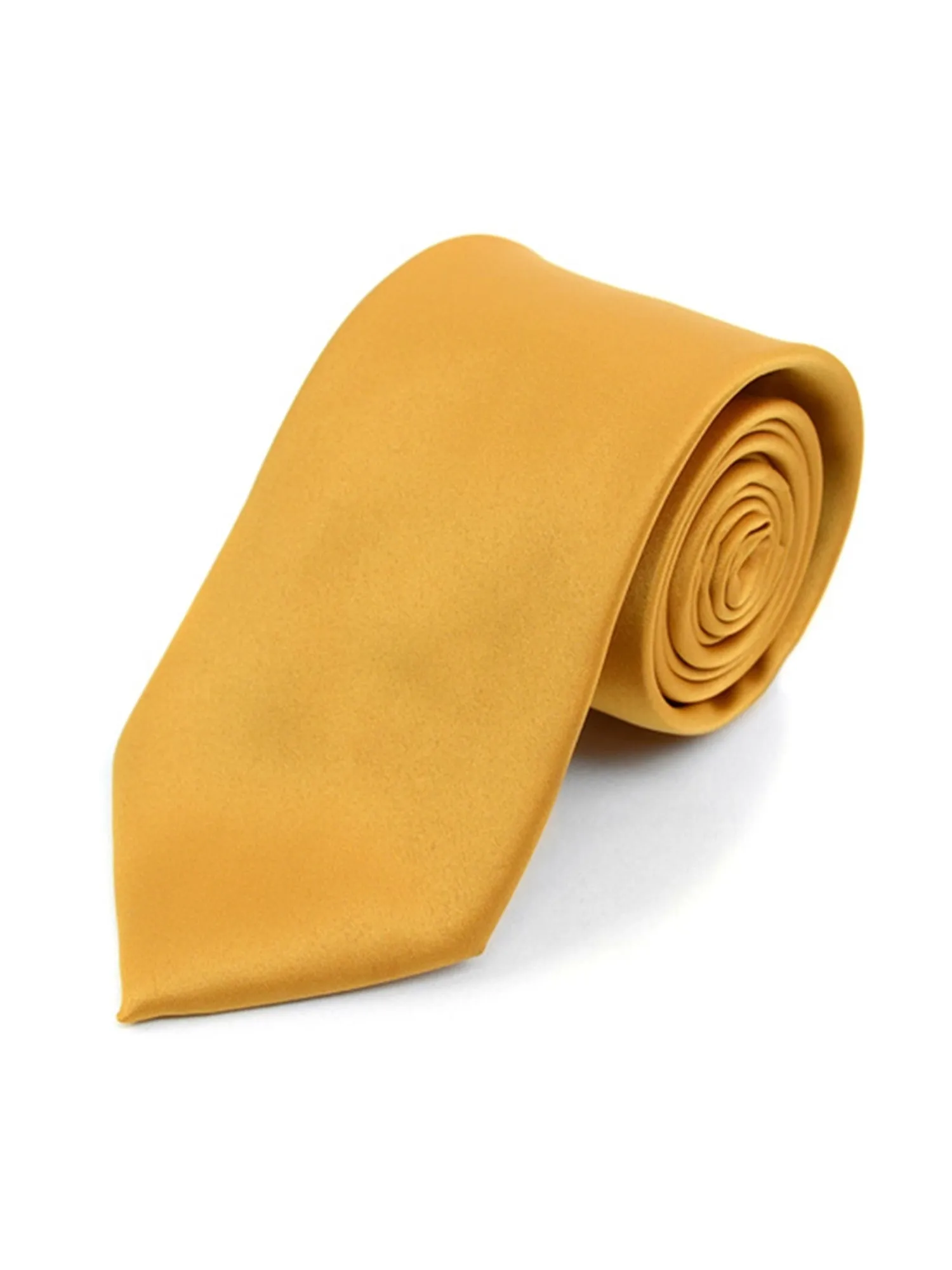 Boy's Age 12-18 Solid Color Poly Neck Tie