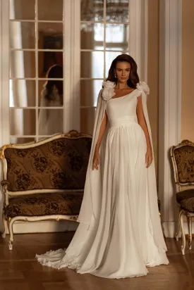 Cali - Aline Chiffon Wedding Dress