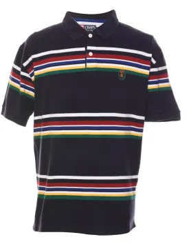 Chaps Striped Multi-Colour Shirt - L