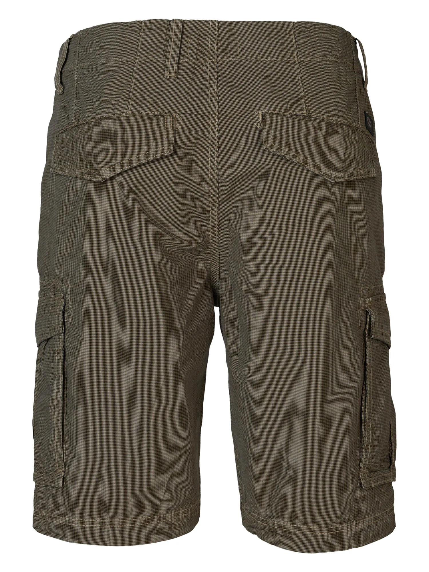 Checked cargo shorts