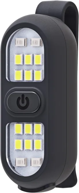 Clip on Flashlight, Running Light for Runners Rechargeable Safety Lights for Walking at Night Portable EDC Flashlight Gift for Runners Hands Free LED Work Light Warning Flashing Camping Hiking Gear