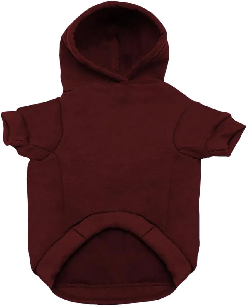 Dog Hoodie Dog Hoodies for Small Dogs Clothes I Love My Mom Fleece Sweater Winter Sweat Shirt Warm Cotton Dog Hoodie for Small Dog Cat Mom Brown M