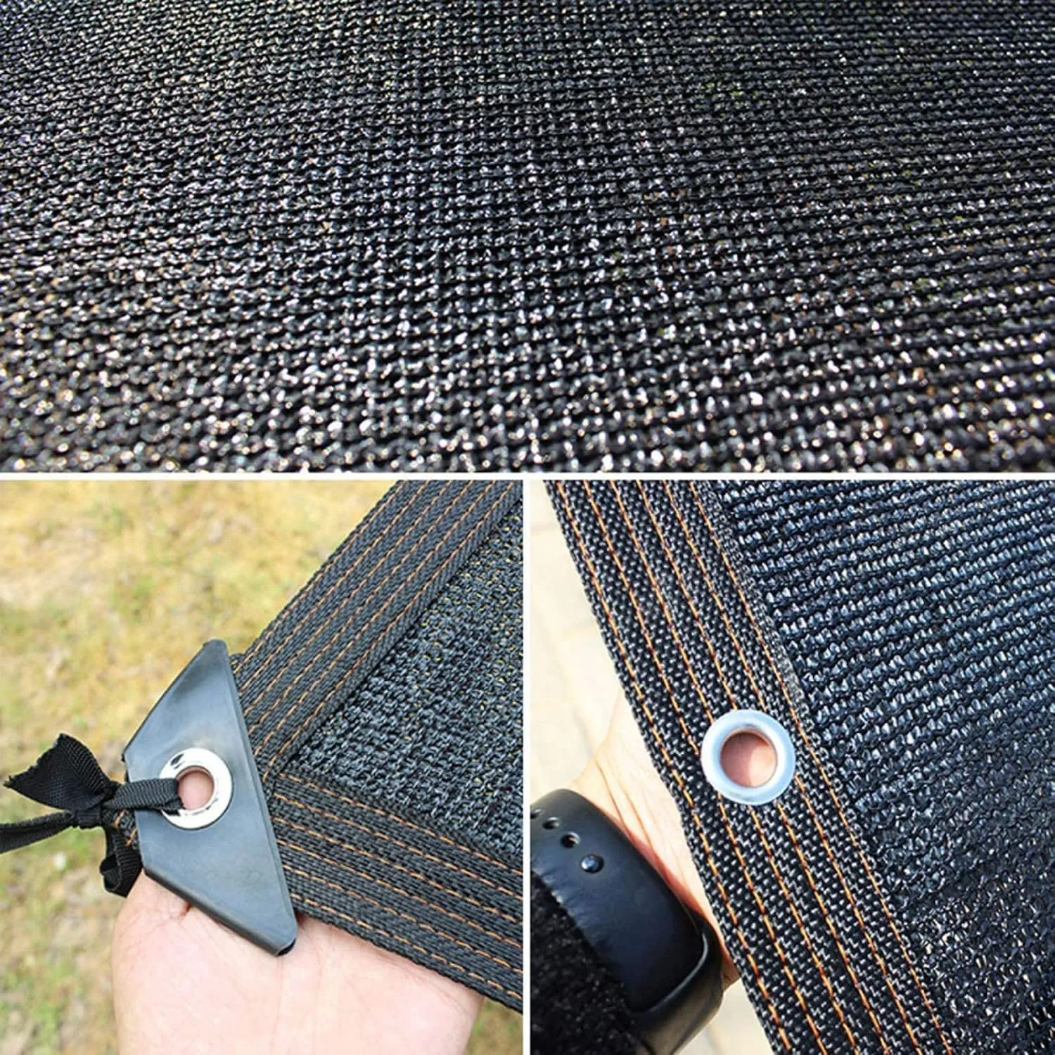 Dog Kennel Shade Cover 95% Sunblock Shade Tarp Panel Net Mesh with Grommets for Outdoor Dog House Large Pet Crate Chicken Coop, 10ft x 10ft