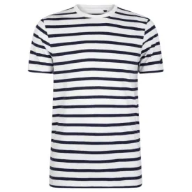 Donkerblauw striped t-shirt Tim
