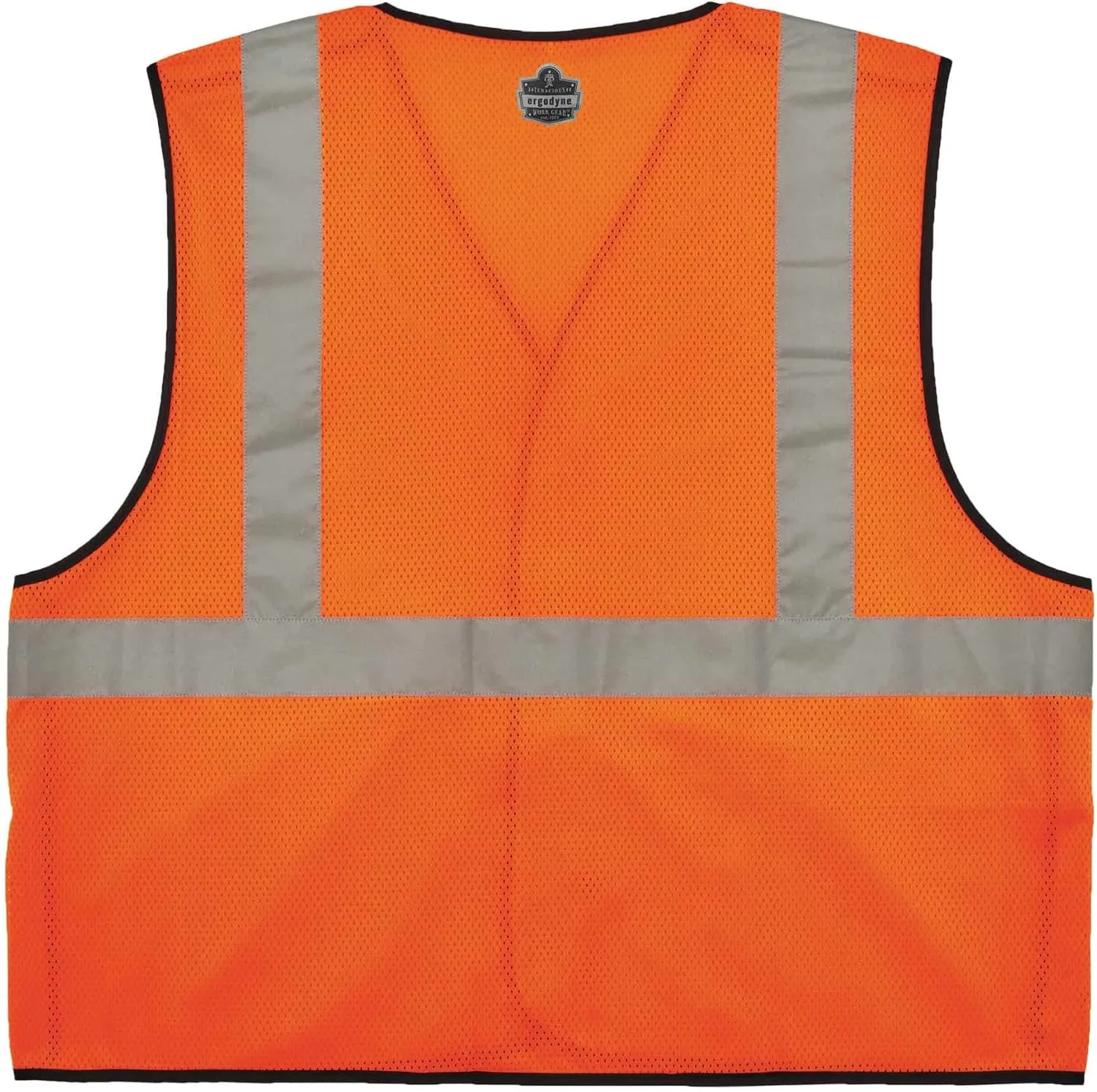 Ergodyne GloWear 8216BA ANSI High Visibility Breakaway Reflective Safety Vest with ID Badge Holder, Orange, Large/X-Large