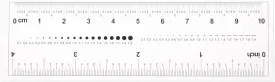 HARFINGTON Film Flexible Ruler 4 Inch 0.1mm Scale PET Plastic Covered Thickened Folding Straight Ruler Calibration Soft Ruler Measuring Tool for Factory, Transparent