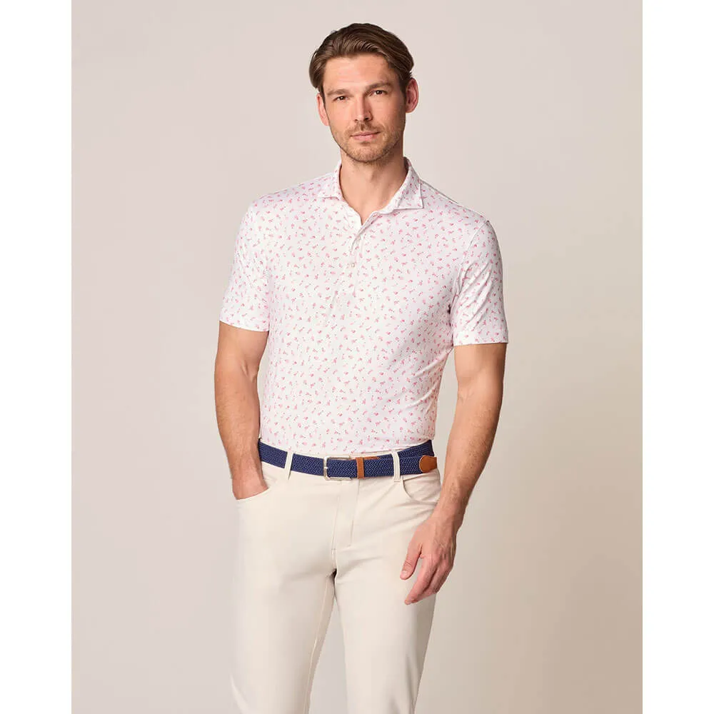 Johnnie-O Flock Featherweight Polo Shirt - White