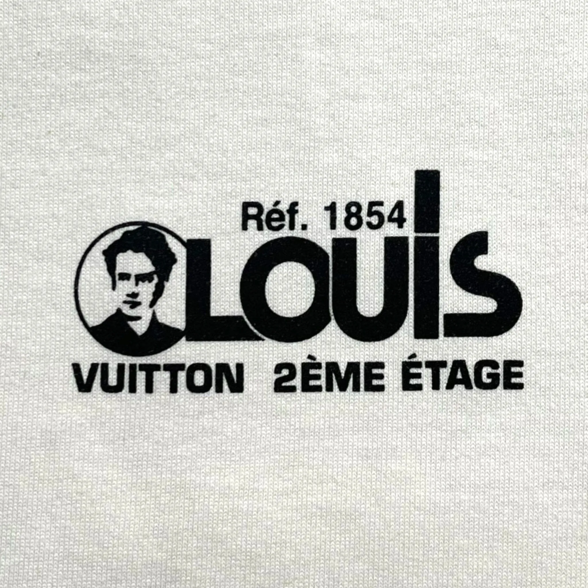Louis Vuitton Barcode Monogram Flower Short Sleeve Tee Shirt White Pre-Owned