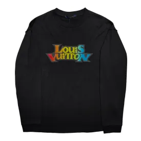 Louis Vuitton Degraded Printed Logo Long Sleeve Tee Shirt