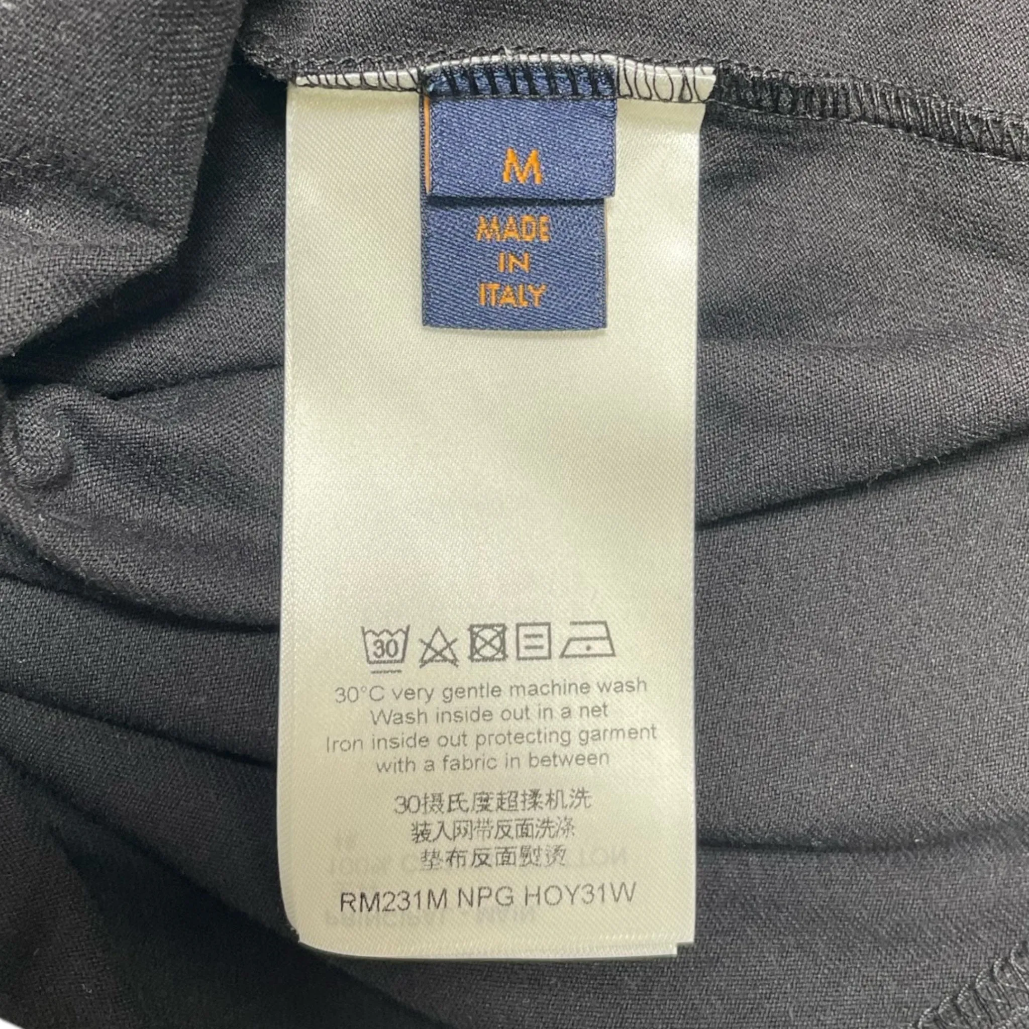 Louis Vuitton Degraded Printed Logo Long Sleeve Tee Shirt