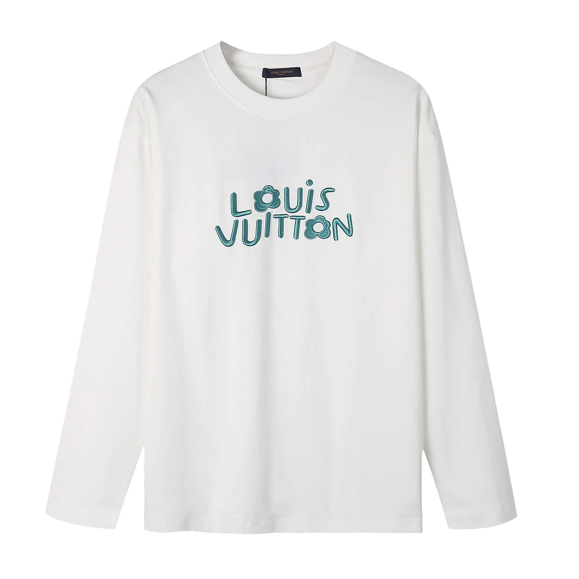Louis Vuitton Embroidered Logo Long Sleeve T-Shirt