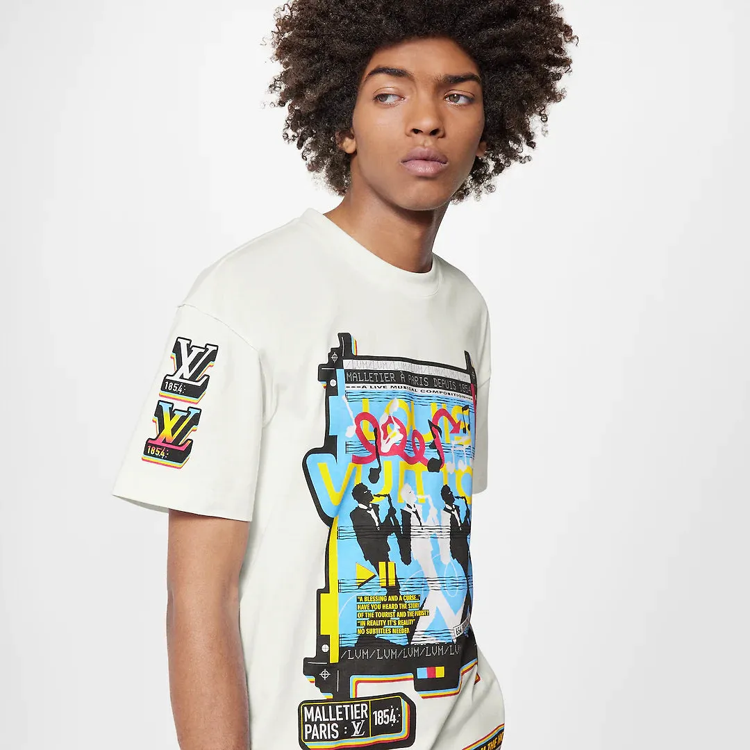 Louis Vuitton Jazz Flyers Short-Sleeved T-Shirt