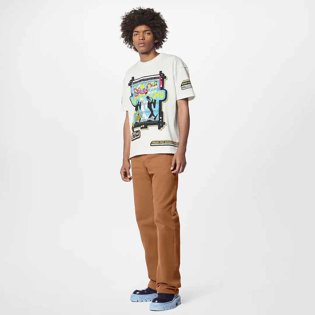 Louis Vuitton Jazz Flyers Short-Sleeved T-Shirt