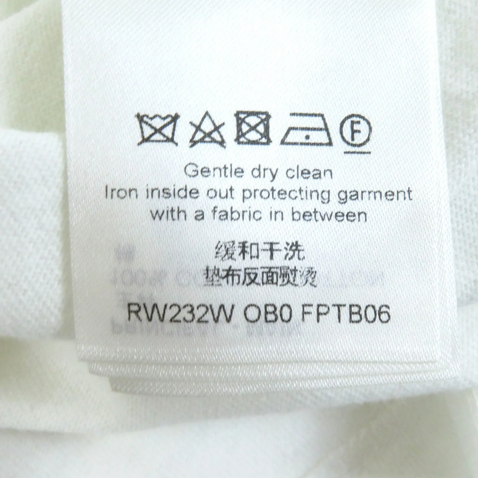 LOUIS VUITTON Short sleeve T-shirt 1ABCFP Main: 100% cotton, Other: 55% polyester, 45% cotton White blue black Vuitton Paris T-shirt Women M Used
