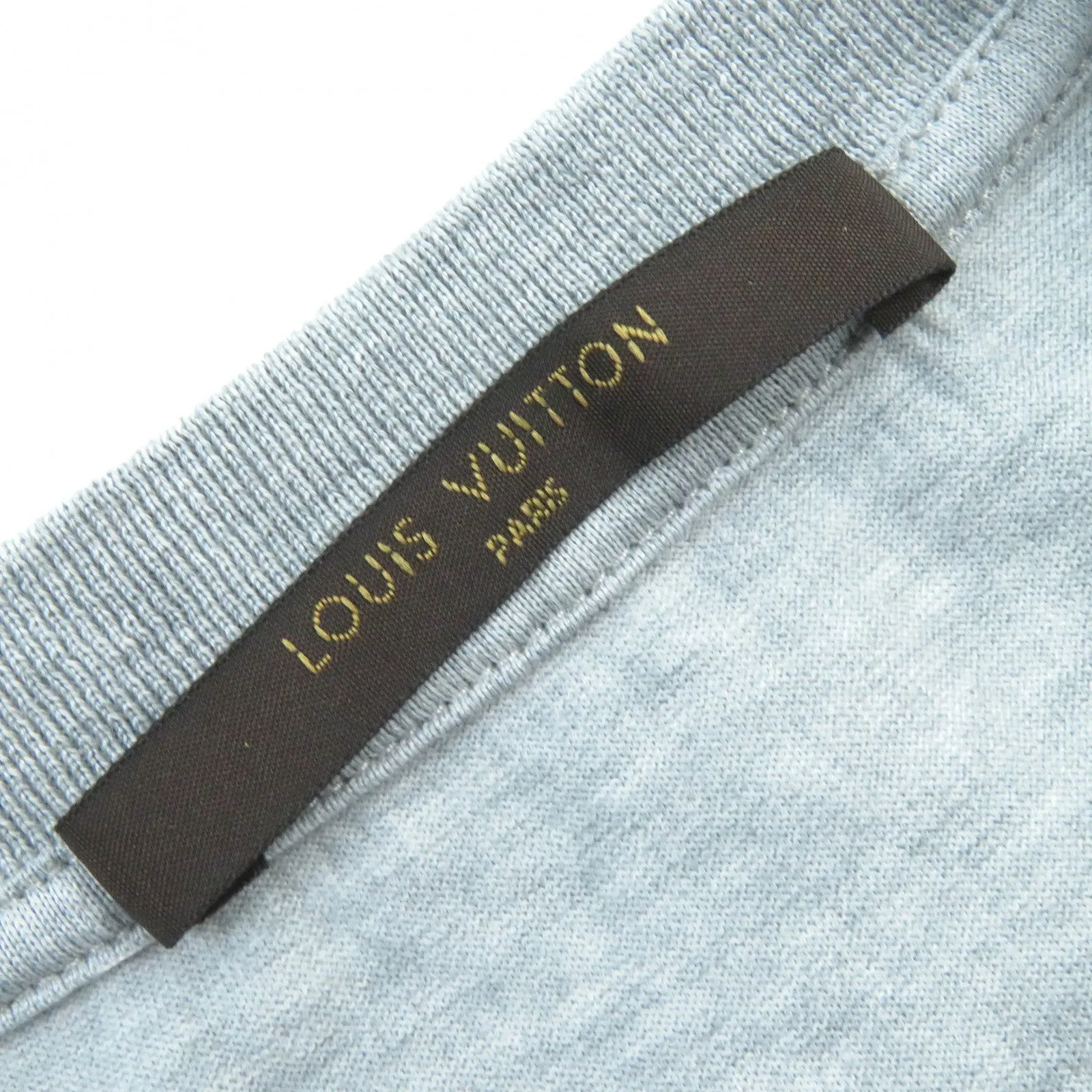 LOUIS VUITTON Short sleeve T-shirt Main: 100% cotton gray mens S Used