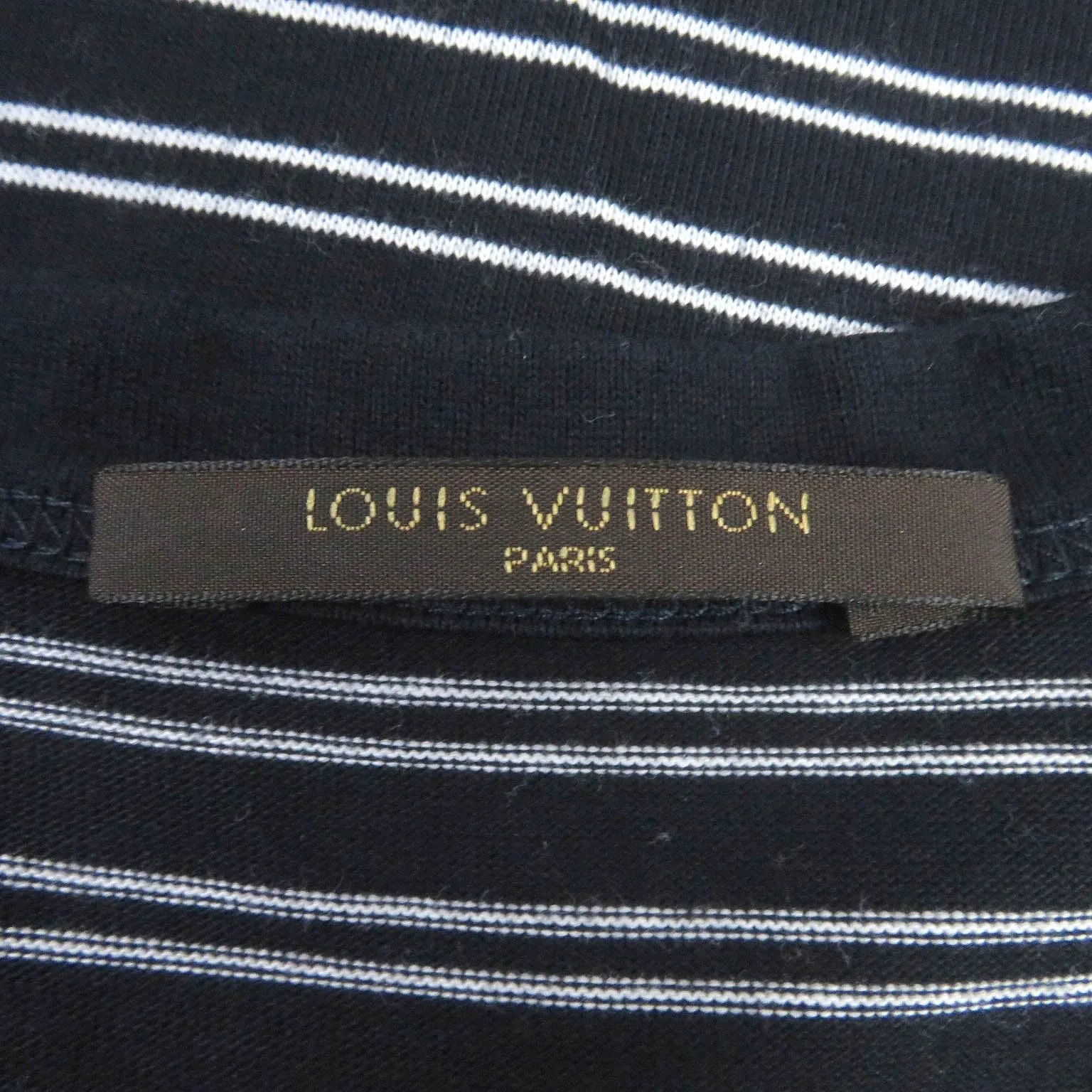 LOUIS VUITTON Short sleeve T-shirt Main: 100% cotton Navy mens L Used