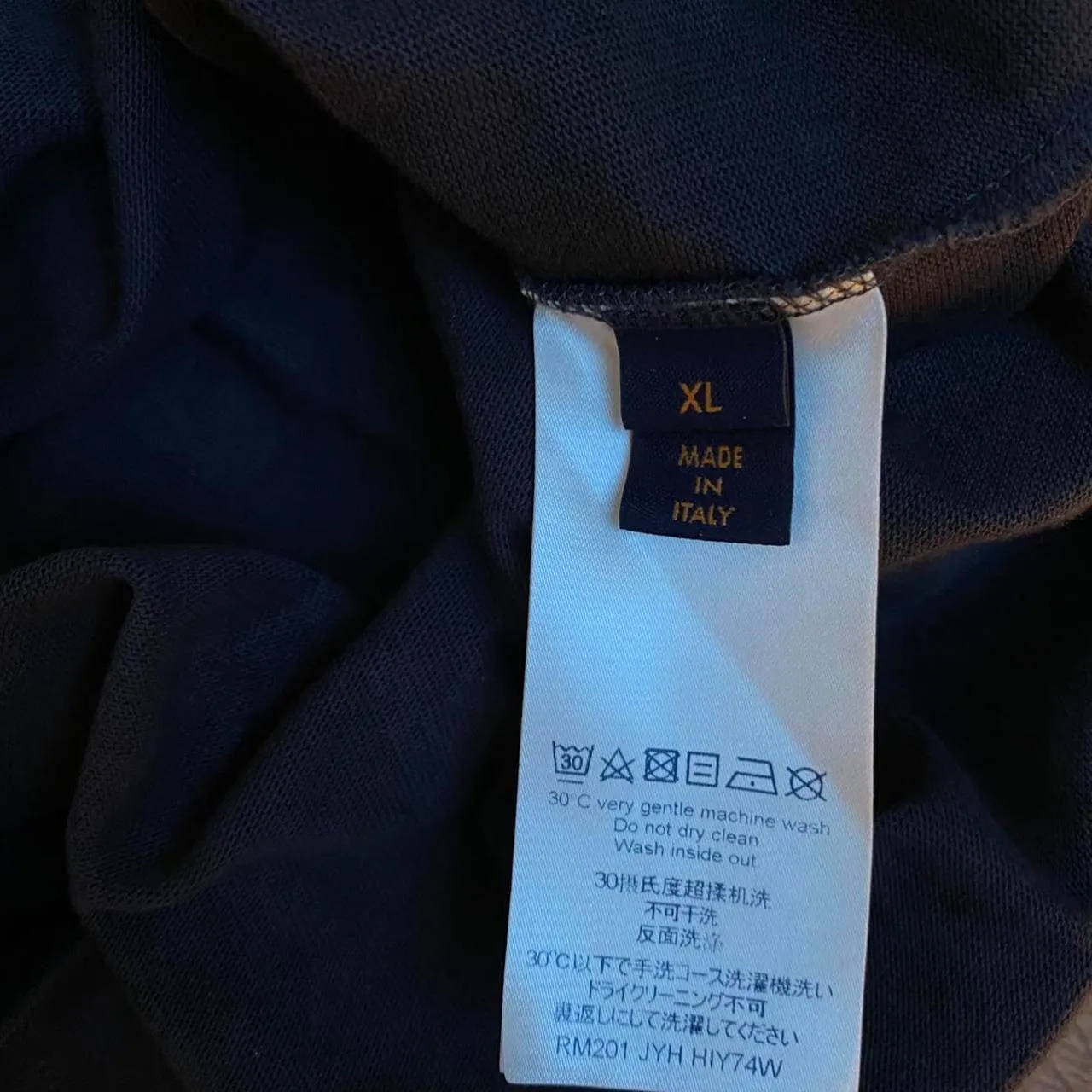 Louis Vuitton Velcro Detachable pocket HOOK-AND-LOOP MONOGRAM SHORT SLEEVE T-SHIRT Detachable pocket (Xl)