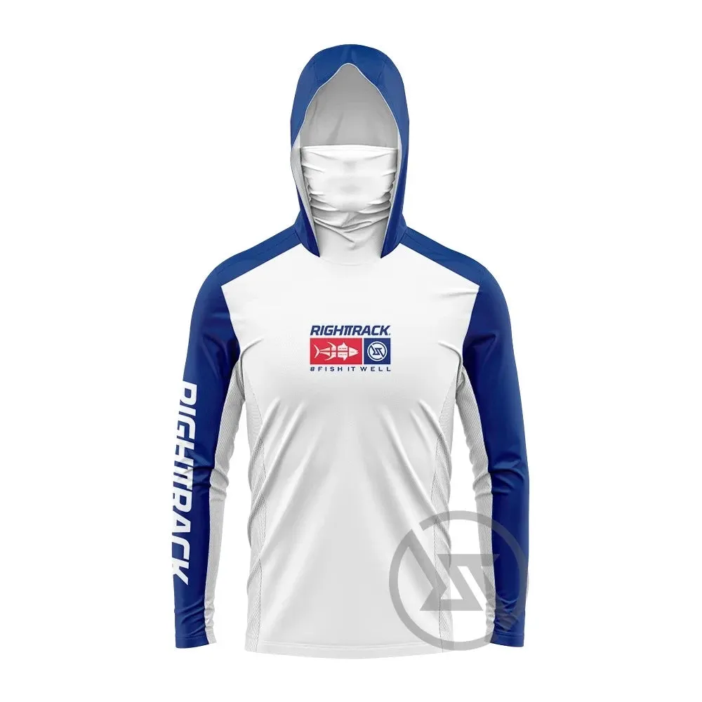 RightTrack Mask Fishing Hoodies: Ultimate Sun Protection for Anglers UPF50 