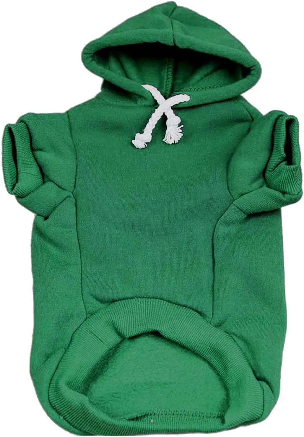 She Said Yes! Wedding Engagement Announcement Dog Hoodie Fleece Lined Pullover Sweatshirt with Leash Hole (Green, 3X-Large 332)