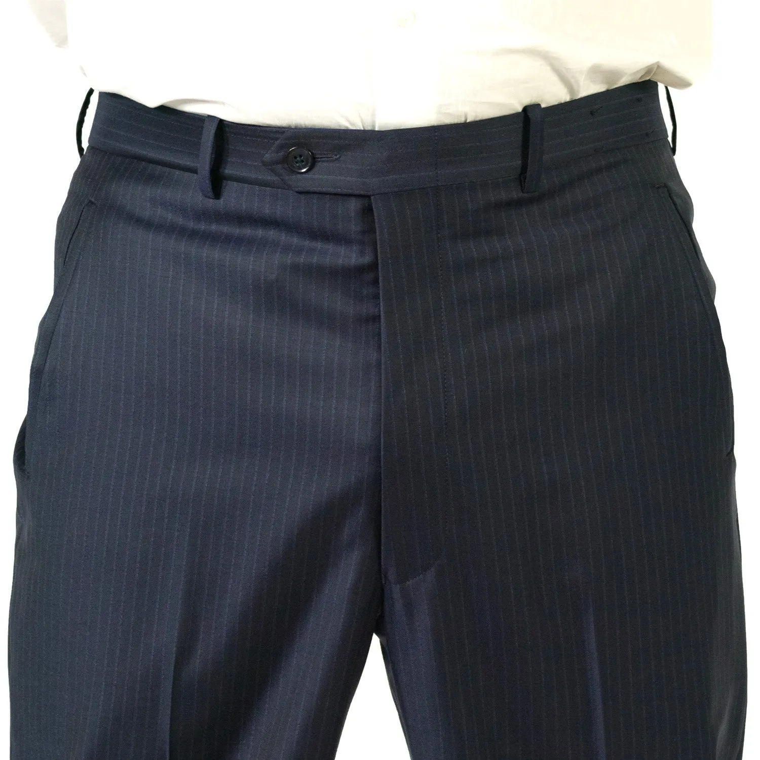 Single Breasted Pinstripe Suit