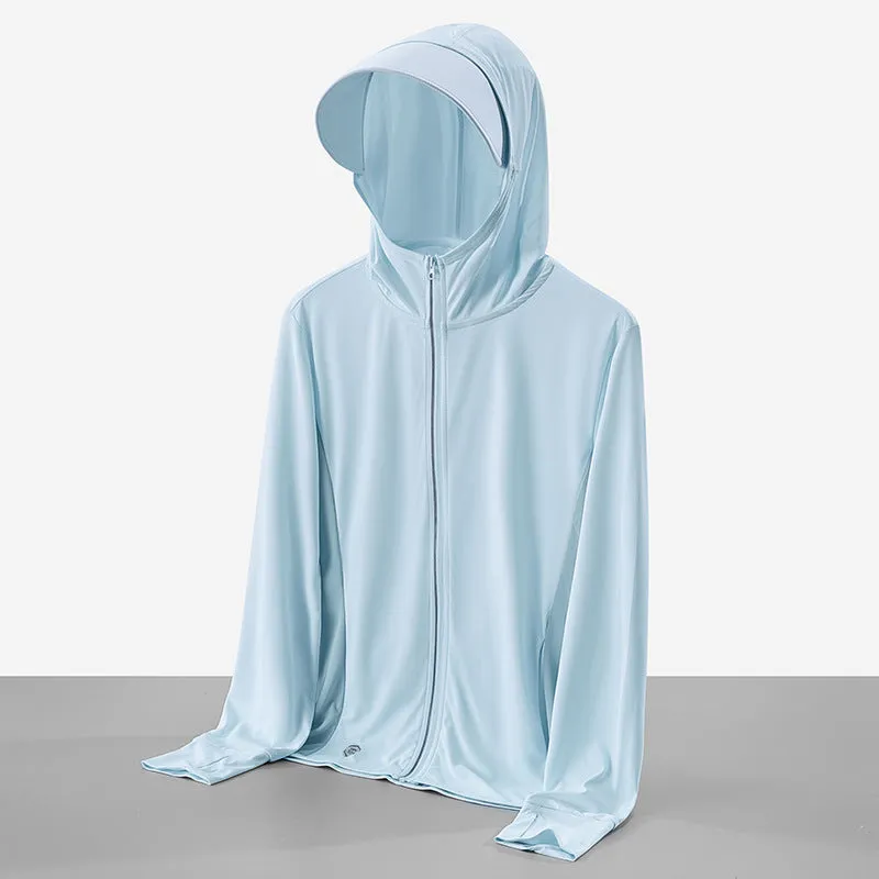 Sun Resistant Clothes Ice Silk Sun Protection Clothing Female Outdoor Sun Protection Jacket Male