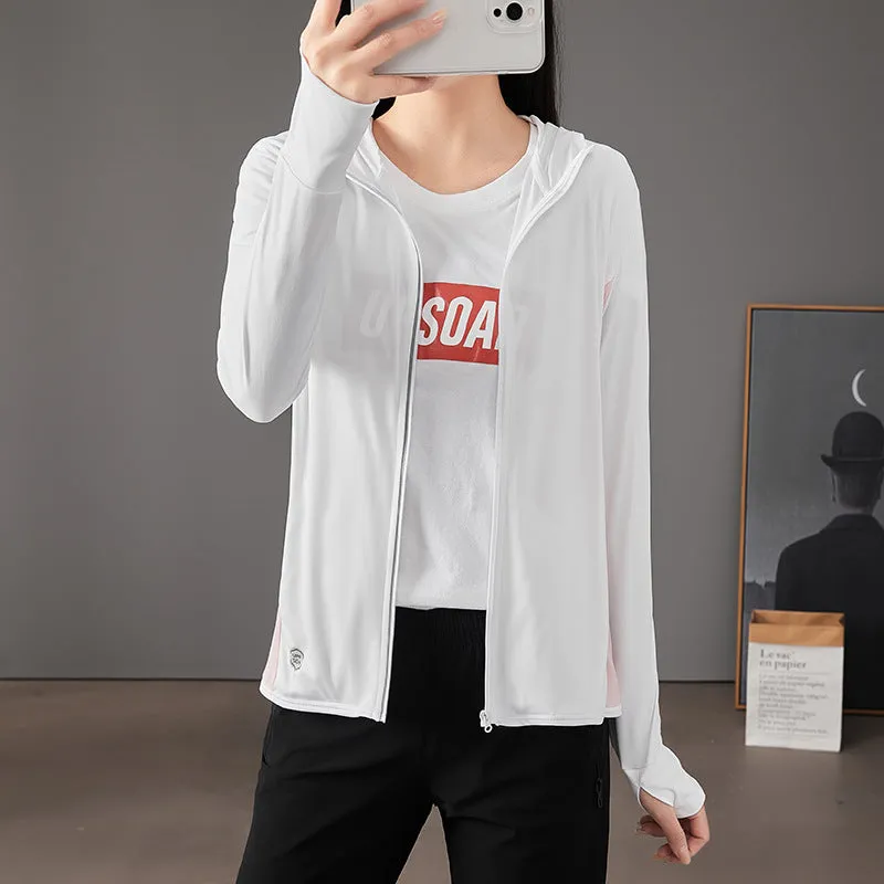 Sun Resistant Clothes Ice Silk Sun Protection Clothing Female Outdoor Sun Protection Jacket Male