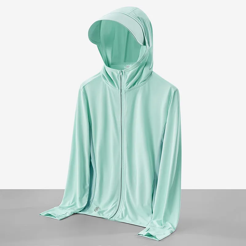 Sun Resistant Clothes Ice Silk Sun Protection Clothing Female Outdoor Sun Protection Jacket Male