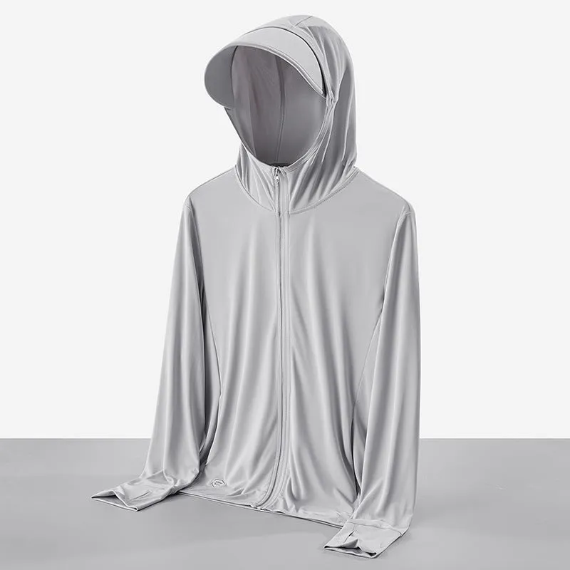 Sun Resistant Clothes Ice Silk Sun Protection Clothing Female Outdoor Sun Protection Jacket Male