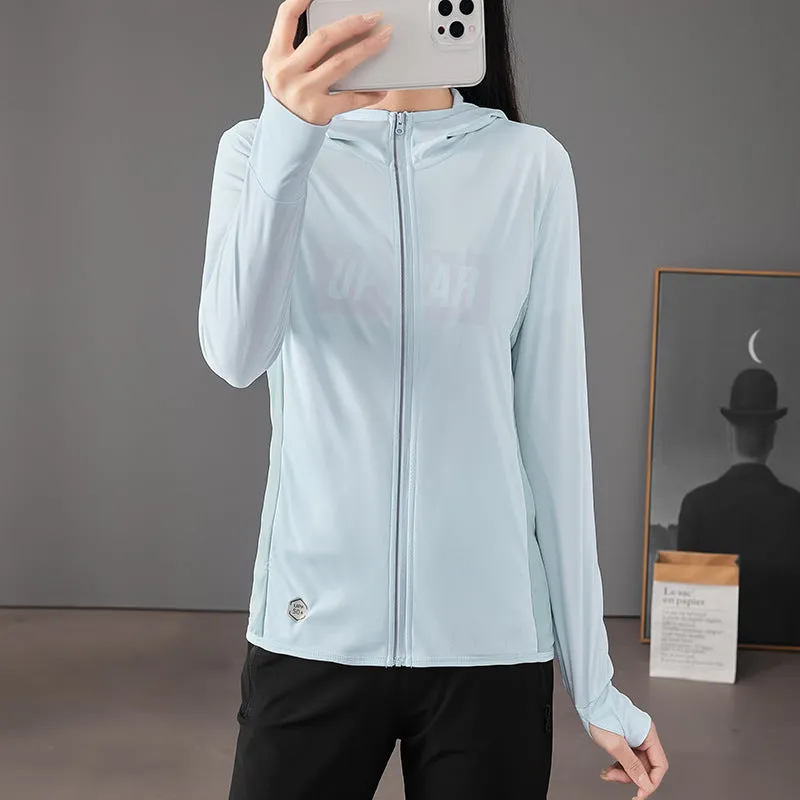 Sun Resistant Clothes Ice Silk Sun Protection Clothing Female Outdoor Sun Protection Jacket Male