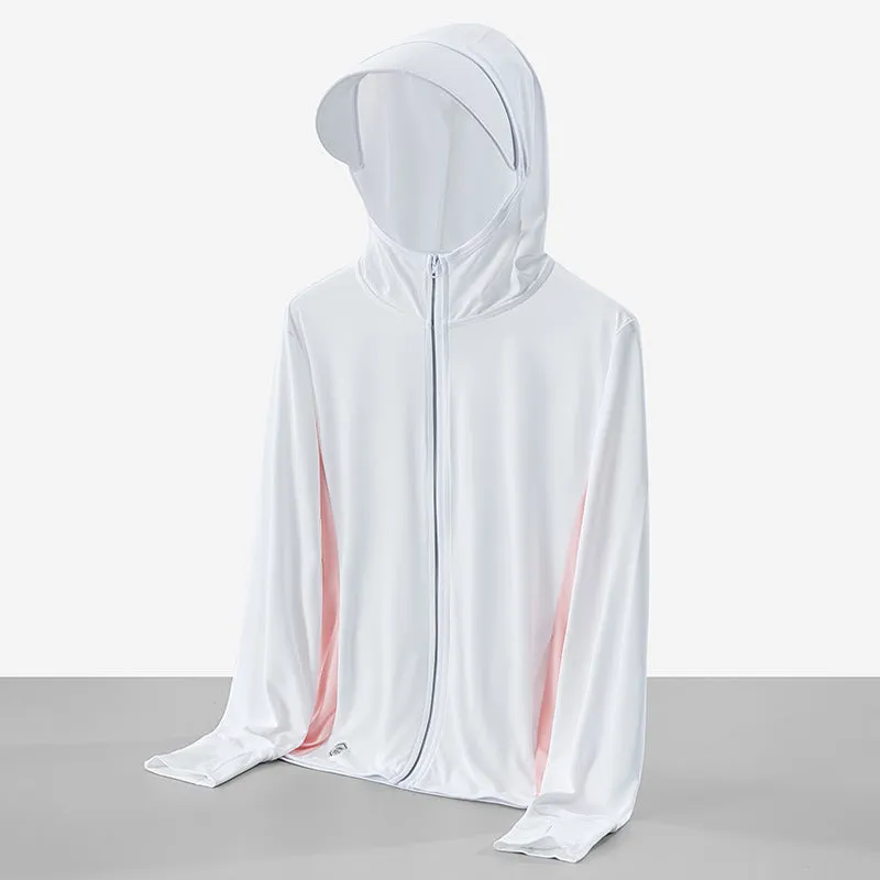 Sun Resistant Clothes Ice Silk Sun Protection Clothing Female Outdoor Sun Protection Jacket Male