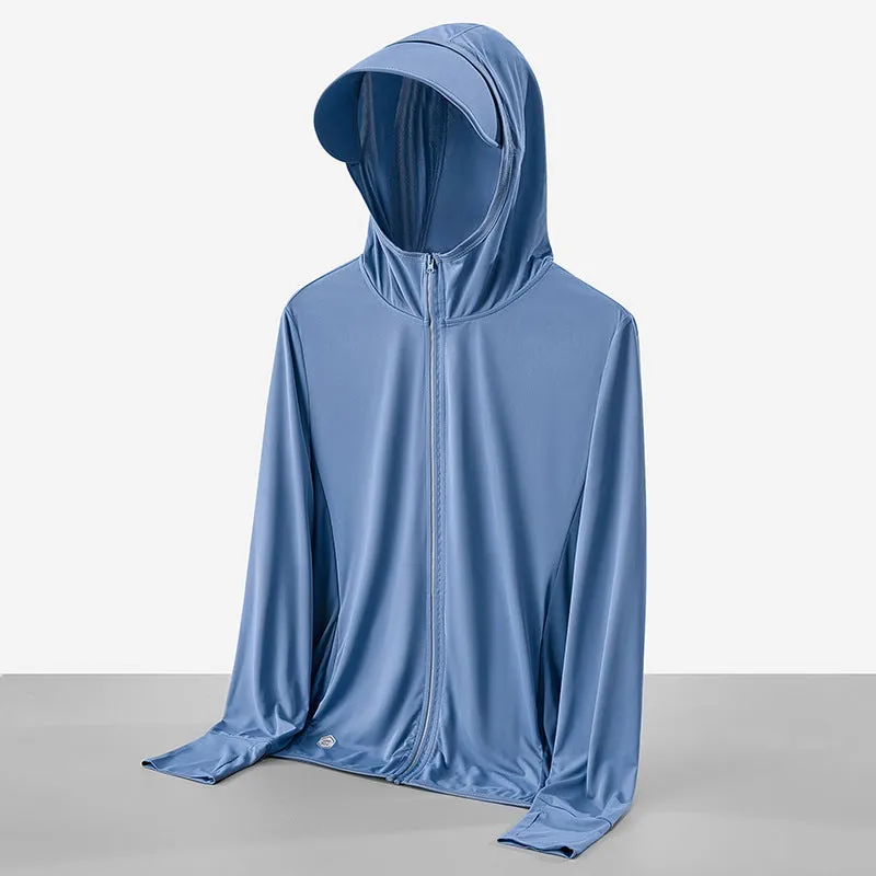 Sun Resistant Clothes Ice Silk Sun Protection Clothing Female Outdoor Sun Protection Jacket Male