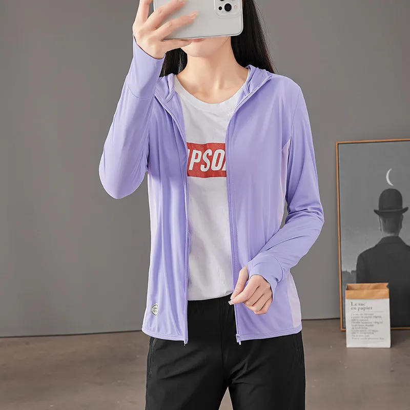 Sun Resistant Clothes Ice Silk Sun Protection Clothing Female Outdoor Sun Protection Jacket Male
