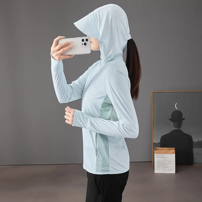 Sun Resistant Clothes Ice Silk Sun Protection Clothing Female Outdoor Sun Protection Jacket Male