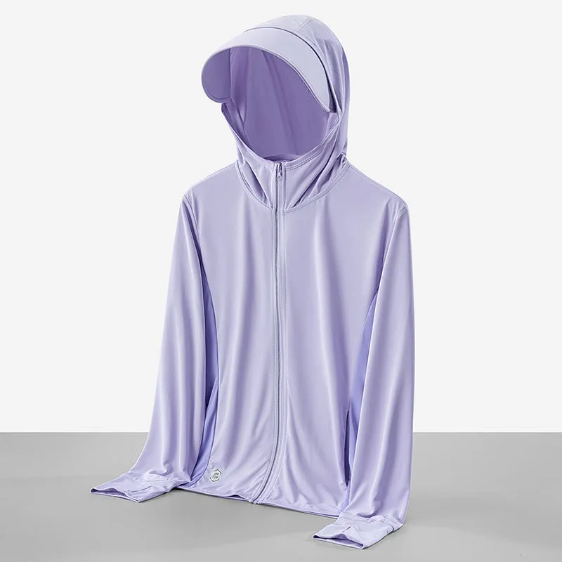 Sun Resistant Clothes Ice Silk Sun Protection Clothing Female Outdoor Sun Protection Jacket Male