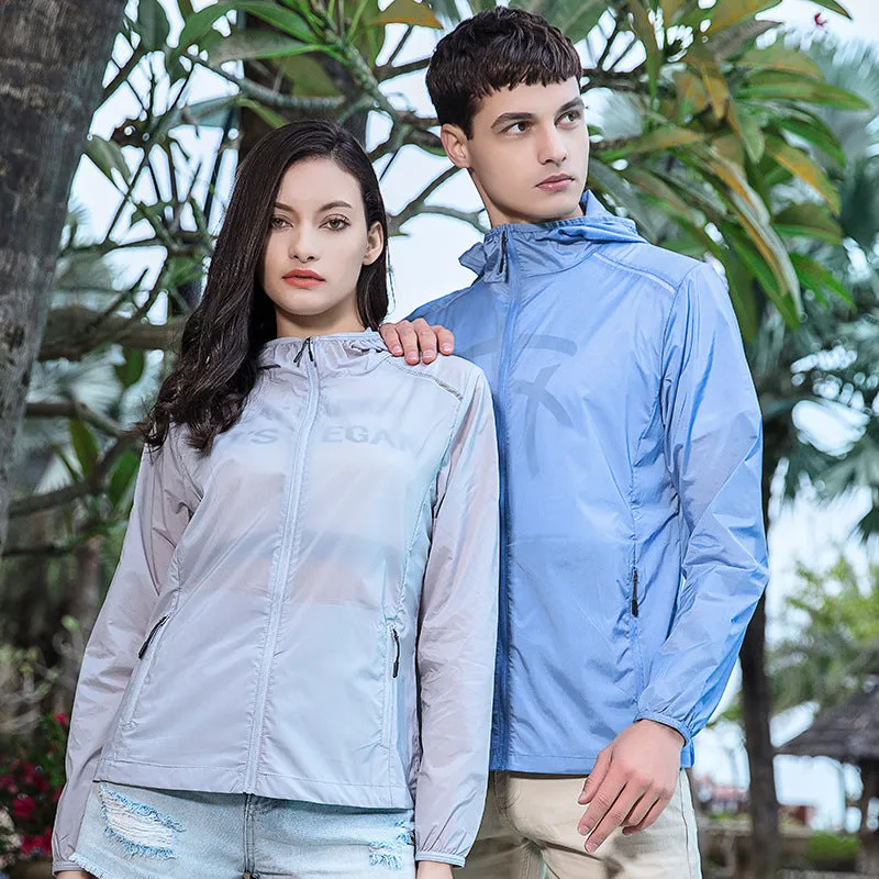 Sun Resistant Clothes Sun Protection Clothing Men's and Women's Summer Thin Outdoor Running Sports