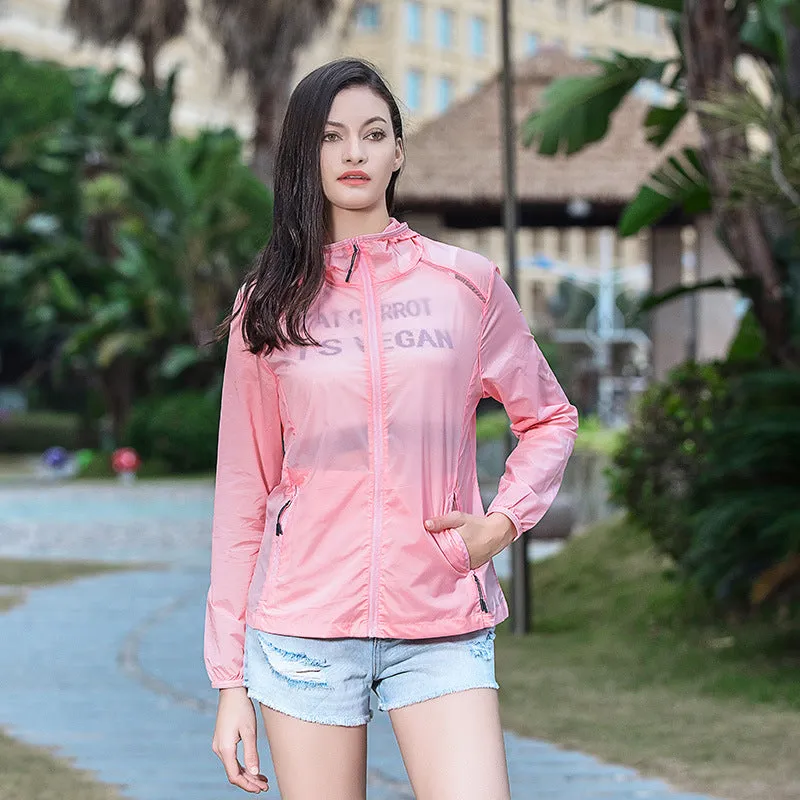 Sun Resistant Clothes Sun Protection Clothing Men's and Women's Summer Thin Outdoor Running Sports