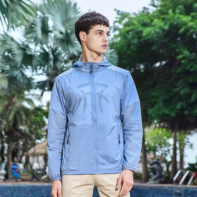 Sun Resistant Clothes Sun Protection Clothing Men's and Women's Summer Thin Outdoor Running Sports
