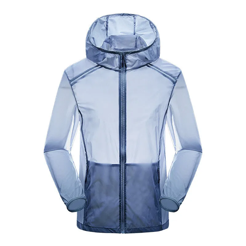 Sun Resistant Clothes Sun Protection Clothing Men's and Women's Summer Thin Outdoor Running Sports