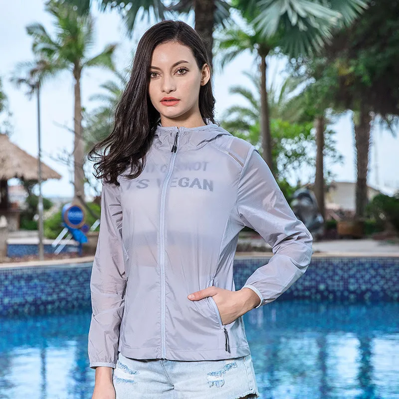 Sun Resistant Clothes Sun Protection Clothing Men's and Women's Summer Thin Outdoor Running Sports