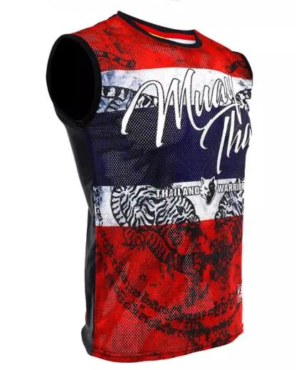 Vszap Warrior VTT010 Muay Thai Boxing Dry Tech Vest Tank Top S-4XL Red