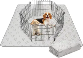 Washable Pee Pads for Dogs, 63"x63" Foldable Puppy Pad, Reusable Pee Pads Prevent Leakage Non-Slip, Waterproof Pet Training Pads for Floor Protector
