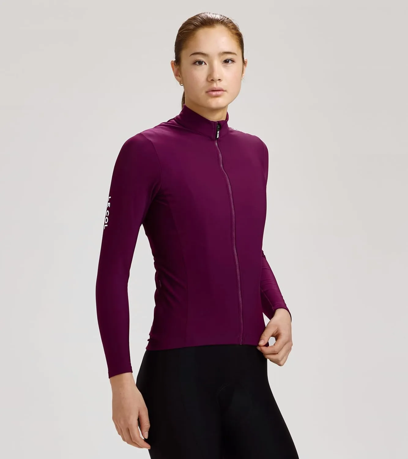 Womens Pro Aqua Zero Long Sleeve Jersey | Breathable Cycling Shirt | Rear Pockets, Water Resistant, Zip Closure
