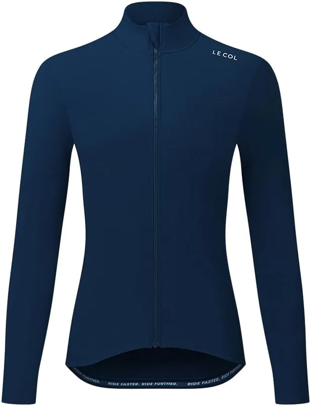 Womens Pro Aqua Zero Long Sleeve Jersey | Breathable Cycling Shirt | Rear Pockets, Water Resistant, Zip Closure