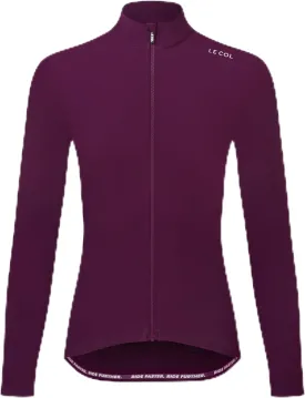 Womens Pro Aqua Zero Long Sleeve Jersey | Breathable Cycling Shirt | Rear Pockets, Water Resistant, Zip Closure